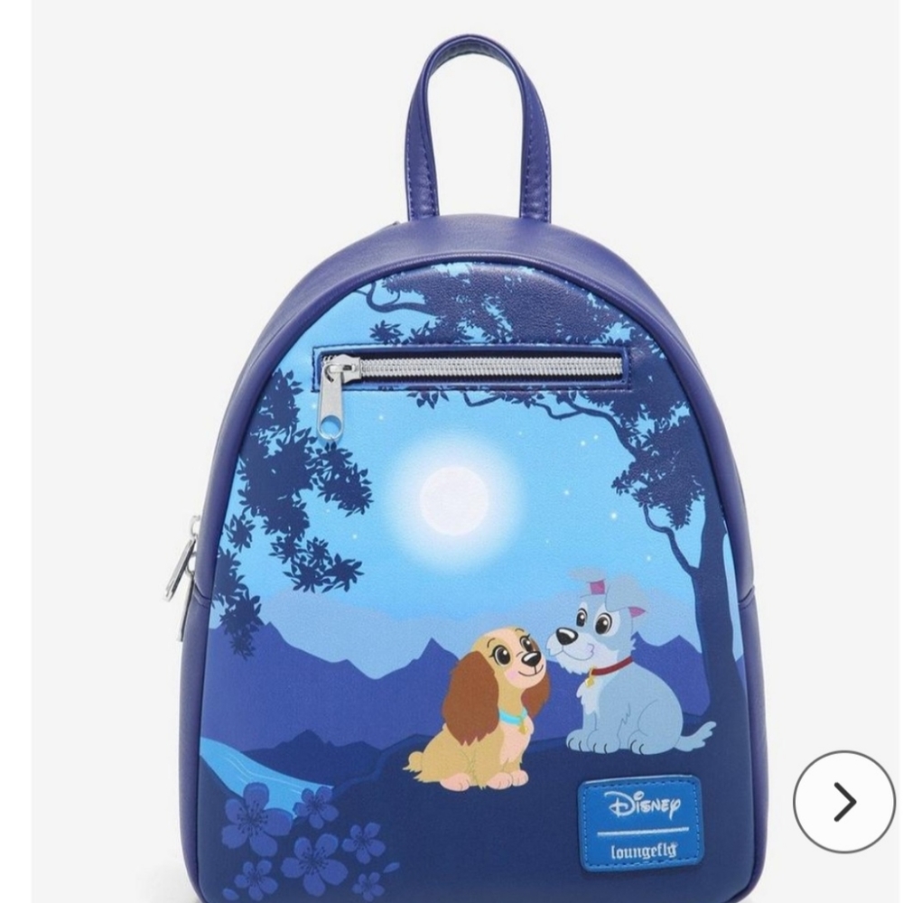 Loungefly Disney Lady And The Tramp Moonlight Stroll Mini Backpack